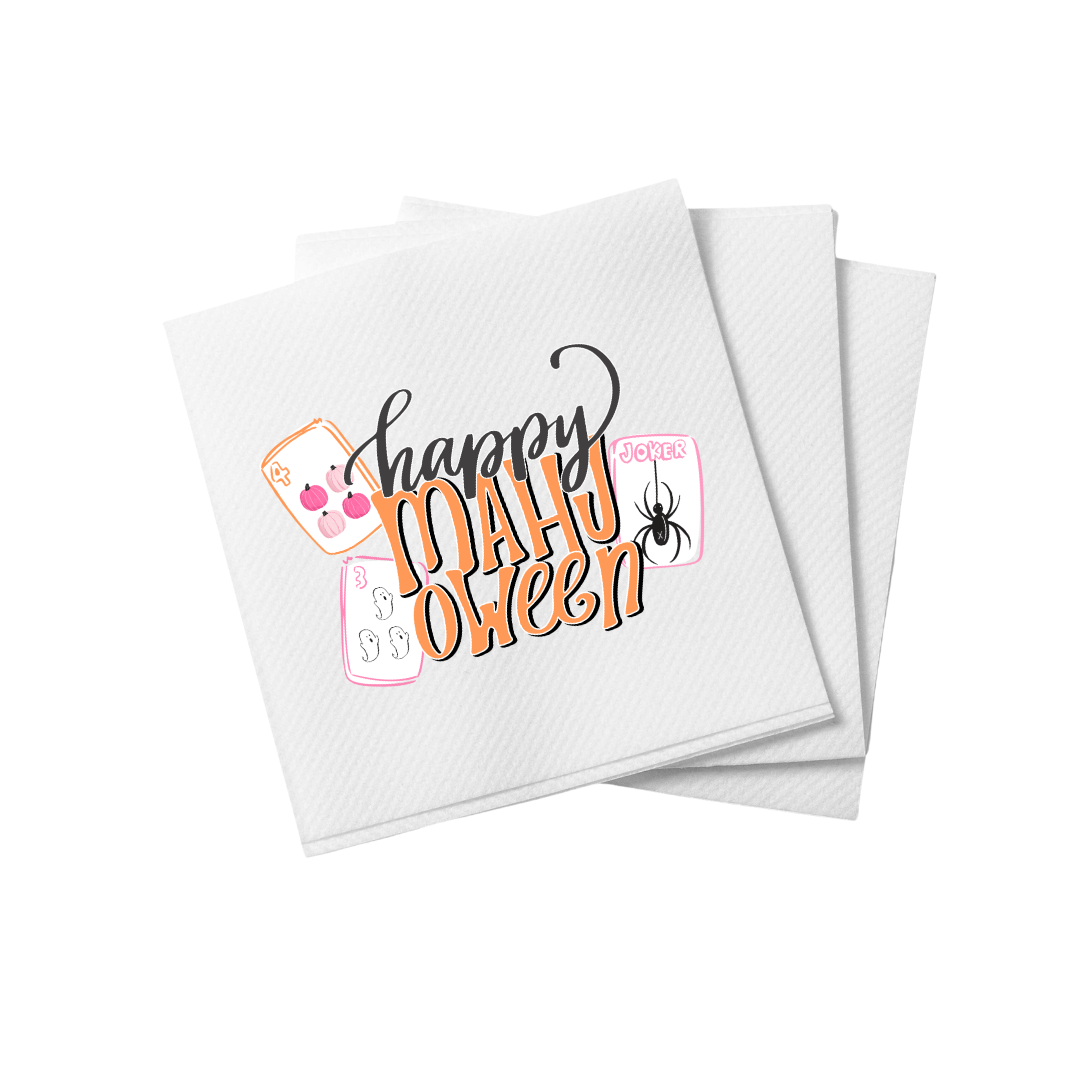 Personalized Linen Cocktail Napkins