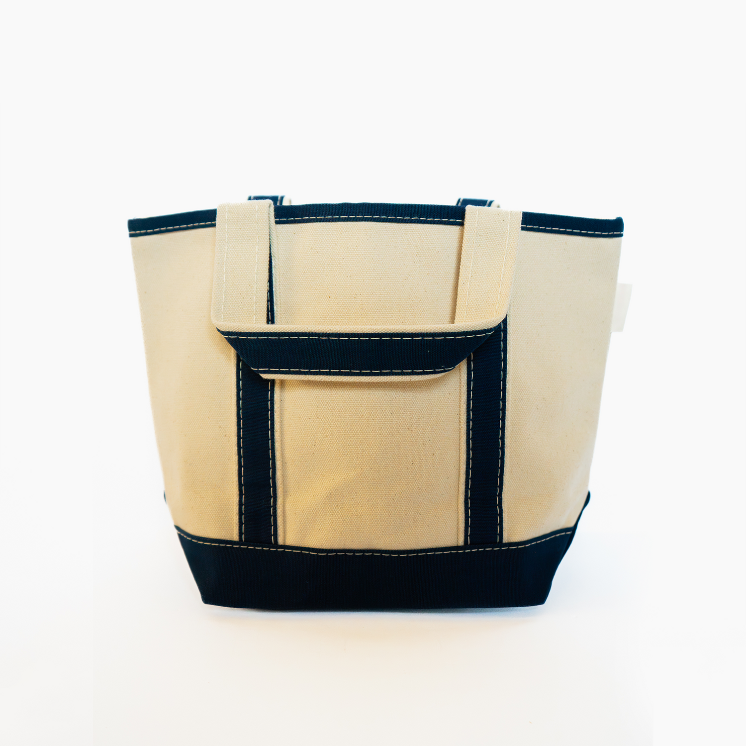 Canvas Boat Bag (Medium tote with zipper)