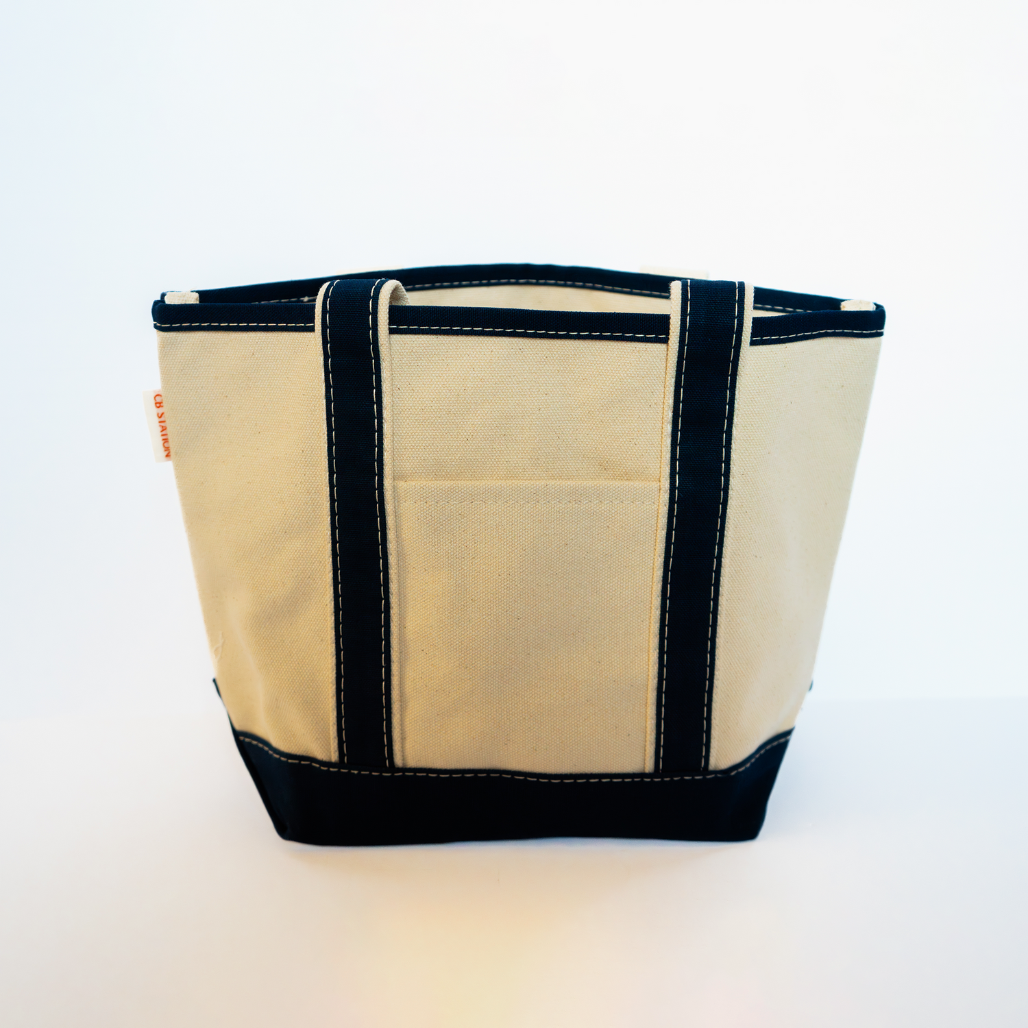 Canvas Boat Bag (Medium tote with zipper)