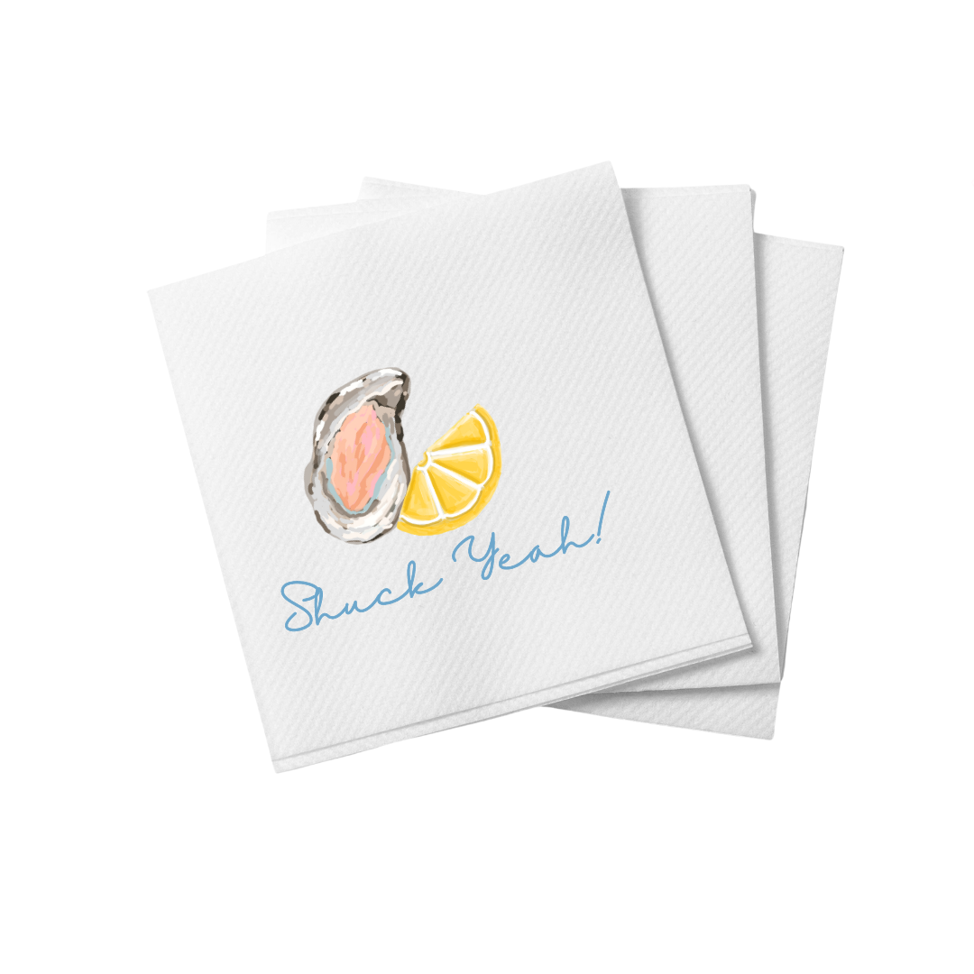 Personalized Linen Cocktail Napkins
