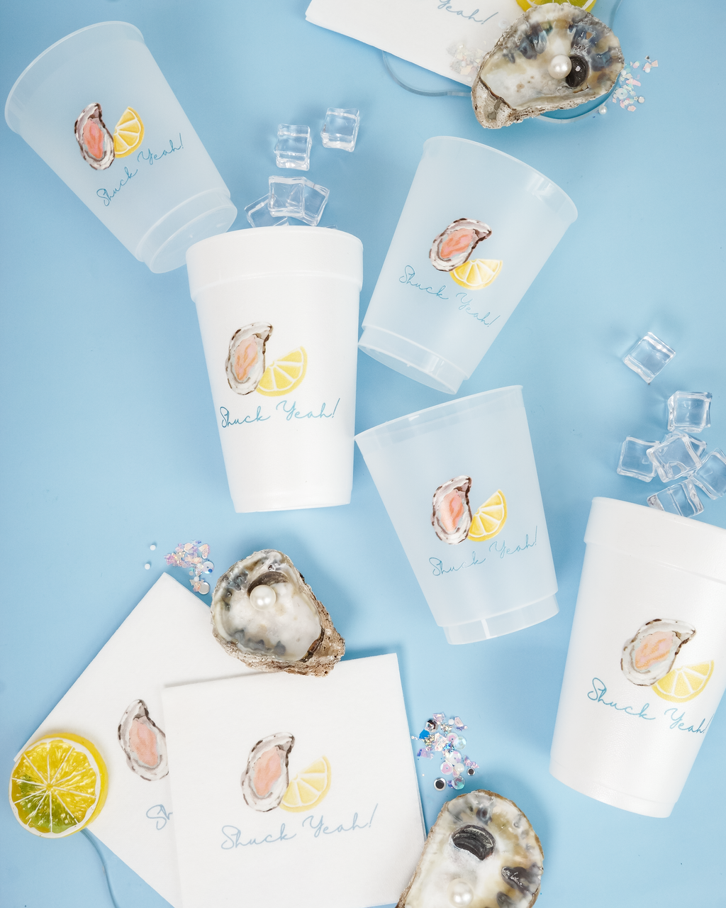 Shuck Yeah Oyster Cocktail Napkins - 20 Count